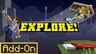 Thumbnail of the Minecraft Bedrock Marketplace product Explore! Add-On created by Tsunami Studios.
