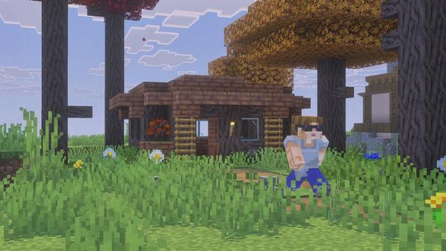 Screenshot of the Minecraft Bedrock Marketplace product Into The Wild Add-On created by Tsunami Studios.