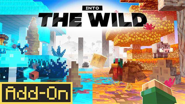 Thumbnail of the Minecraft Bedrock Marketplace product Into The Wild Add-On created by Tsunami Studios.