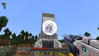 Screenshot of the Minecraft Bedrock Marketplace product LASER BLASTERS created by Tsunami Studios.