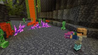 Screenshot of the Minecraft Bedrock Marketplace product LASER BLASTERS created by Tsunami Studios.