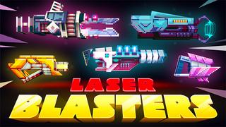Thumbnail of the Minecraft Bedrock Marketplace product LASER BLASTERS created by Tsunami Studios.