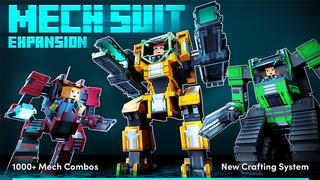 Thumbnail of the Minecraft Bedrock Marketplace product Mech Suit Expansion created by Tsunami Studios.