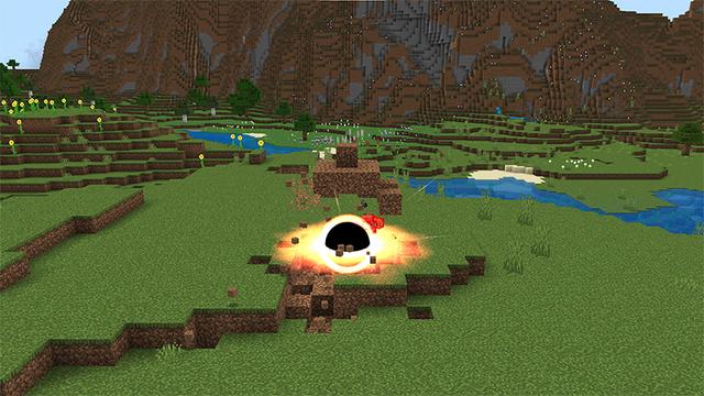 Screenshot of the Minecraft Bedrock Marketplace product More TNT! Add-On created by Tsunami Studios.