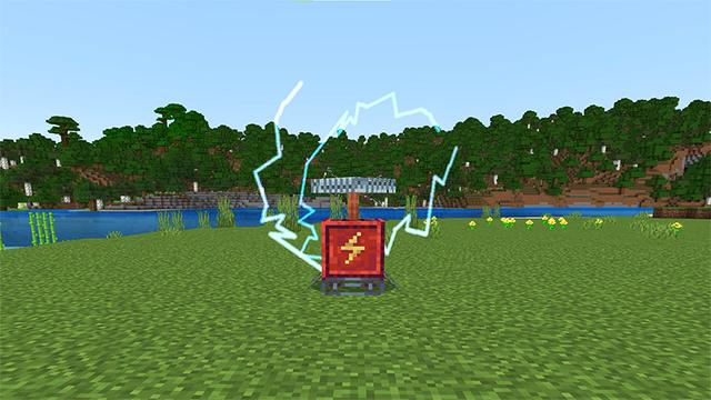 Screenshot of the Minecraft Bedrock Marketplace product More TNT! Add-On created by Tsunami Studios.