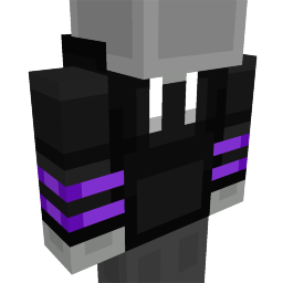 Thumbnail of the Minecraft Bedrock Marketplace product Purple Striped Hoodie created by Tsunami Studios.