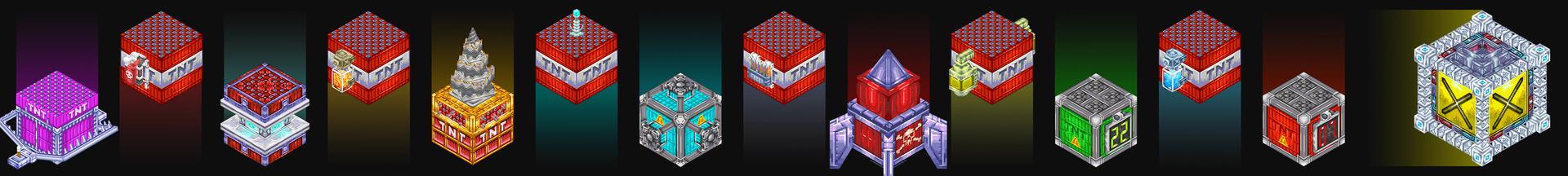 Panorama of the Minecraft Bedrock Marketplace product TNT created by Tsunami Studios.