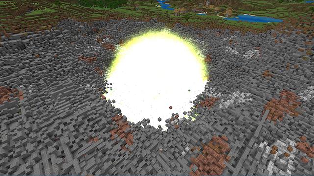 Screenshot of the Minecraft Bedrock Marketplace product TNT created by Tsunami Studios.