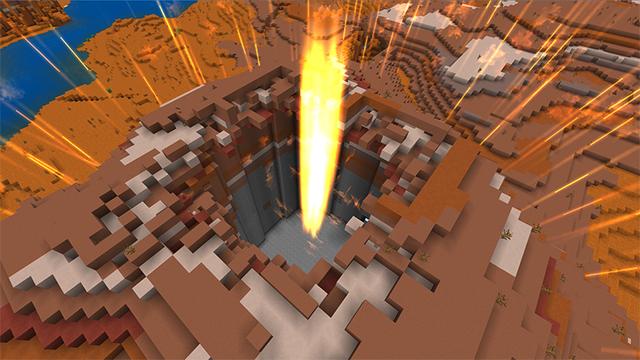 Screenshot of the Minecraft Bedrock Marketplace product TNT created by Tsunami Studios.