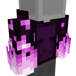 Thumbnail of the Minecraft Bedrock Marketplace product Violet Fire Hoodie created by Tsunami Studios.