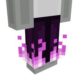 Thumbnail of the Minecraft Bedrock Marketplace product Violet Fire Pants created by Tsunami Studios.