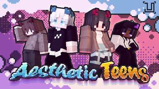 Thumbnail of the Minecraft Bedrock Marketplace product Aesthetic Teens created by UnderBlocks Studios.
