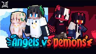 Thumbnail of the Minecraft Bedrock Marketplace product Angels vs Demons created by UnderBlocks Studios.