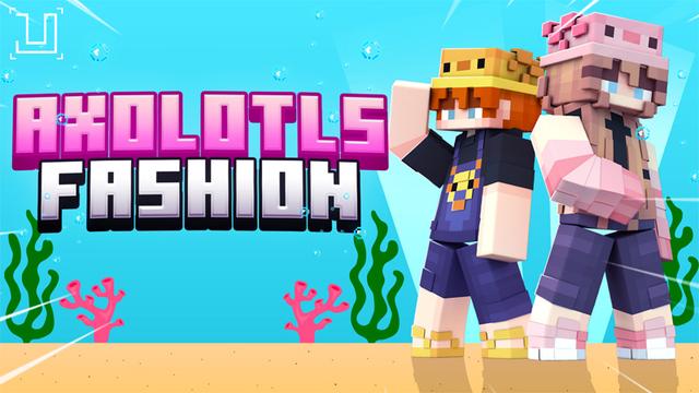 Thumbnail of the Minecraft Bedrock Marketplace product Axolotls Fashion created by UnderBlocks Studios.