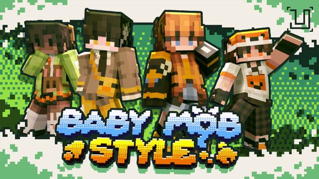 Thumbnail of the Minecraft Bedrock Marketplace product Baby Mob Style created by UnderBlocks Studios.