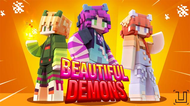 Thumbnail of the Minecraft Bedrock Marketplace product Beautiful Demons created by UnderBlocks Studios.