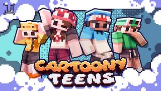 Thumbnail of the Minecraft Bedrock Marketplace product Cartoony Teens created by UnderBlocks Studios.