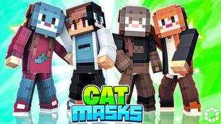 Thumbnail of the Minecraft Bedrock Marketplace product Cat Masks created by UnderBlocks Studios.