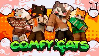 Thumbnail of the Minecraft Bedrock Marketplace product Comfy Cats created by UnderBlocks Studios.