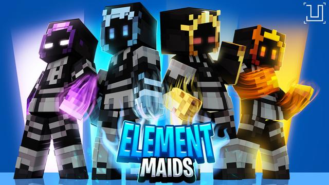 Thumbnail of the Minecraft Bedrock Marketplace product Element Maids created by UnderBlocks Studios.