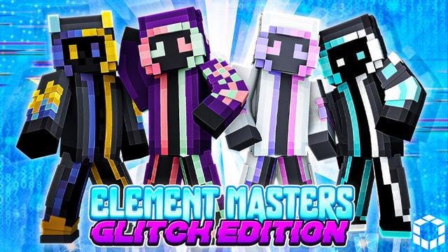 Thumbnail of the Minecraft Bedrock Marketplace product Element Masters Glitch Edition created by UnderBlocks Studios.