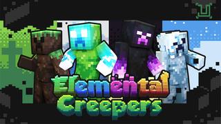 Thumbnail of the Minecraft Bedrock Marketplace product Elemental Creepers created by UnderBlocks Studios.