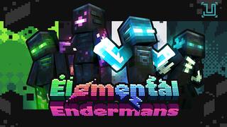 Thumbnail of the Minecraft Bedrock Marketplace product Elemental Endermen created by UnderBlocks Studios.
