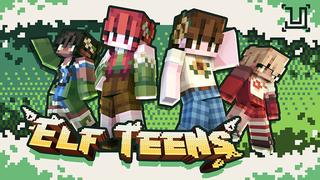 Thumbnail of the Minecraft Bedrock Marketplace product Elf Teens created by UnderBlocks Studios.