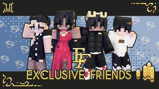 Thumbnail of the Minecraft Bedrock Marketplace product Exclusive Friends created by UnderBlocks Studios.