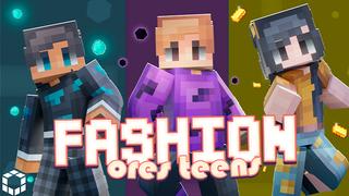 Thumbnail of the Minecraft Bedrock Marketplace product Fashion Ores Teens created by UnderBlocks Studios.