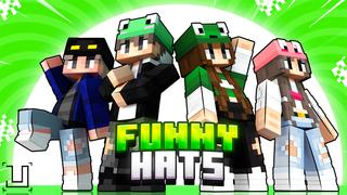 Thumbnail of the Minecraft Bedrock Marketplace product Funny Hats created by UnderBlocks Studios.