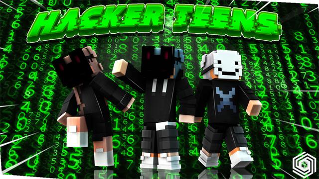 Thumbnail of the Minecraft Bedrock Marketplace product Hacker Teens created by UnderBlocks Studios.