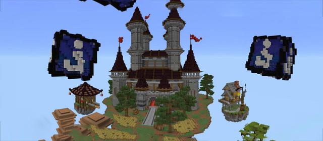 Panorama of the Minecraft Bedrock Marketplace product Lucky Wars created by UnderBlocks Studios.