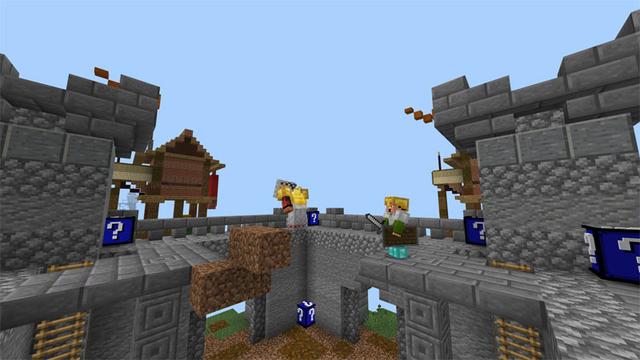 Screenshot of the Minecraft Bedrock Marketplace product Lucky Wars created by UnderBlocks Studios.