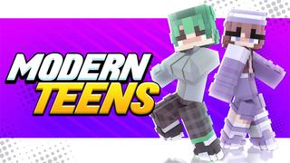 Thumbnail of the Minecraft Bedrock Marketplace product Modern Teens created by UnderBlocks Studios.