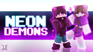 Thumbnail of the Minecraft Bedrock Marketplace product Neon Demons created by UnderBlocks Studios.
