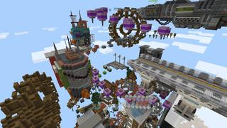 Screenshot of the Minecraft Bedrock Marketplace product Parkour Of Time created by UnderBlocks Studios.
