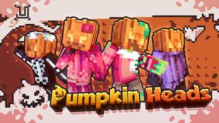 Thumbnail of the Minecraft Bedrock Marketplace product Pumpkin Heads created by UnderBlocks Studios.