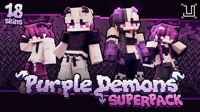 Thumbnail of the Minecraft Bedrock Marketplace product Purple Demons Superpack created by UnderBlocks Studios.