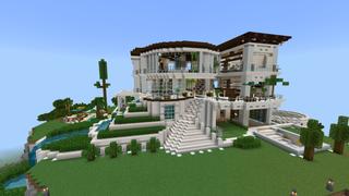 Screenshot of the Minecraft Bedrock Marketplace product Rich Life Mansion created by UnderBlocks Studios.