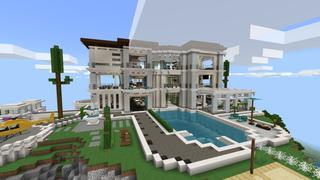 Screenshot of the Minecraft Bedrock Marketplace product Rich Life Mansion created by UnderBlocks Studios.
