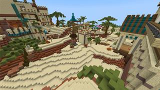 Screenshot of the Minecraft Bedrock Marketplace product Secret Desert Refuge created by UnderBlocks Studios.
