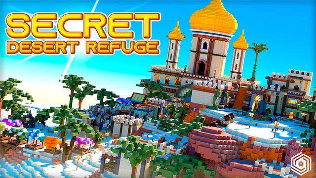 Thumbnail of the Minecraft Bedrock Marketplace product Secret Desert Refuge created by UnderBlocks Studios.