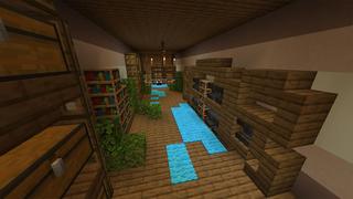 Screenshot of the Minecraft Bedrock Marketplace product Secret Mountain Base created by UnderBlocks Studios.