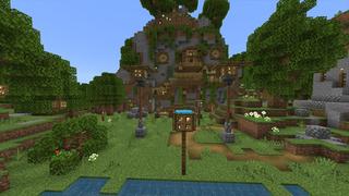 Screenshot of the Minecraft Bedrock Marketplace product Secret Mountain Refuge 2 created by UnderBlocks Studios.