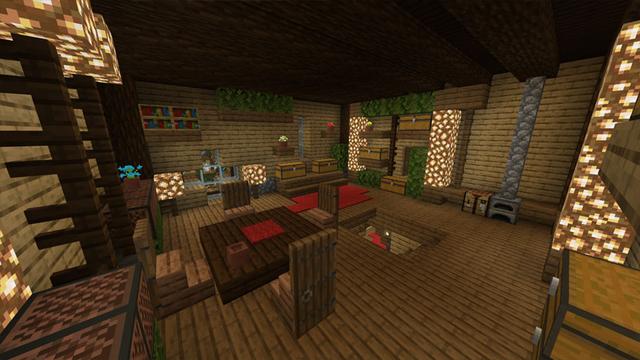 Screenshot of the Minecraft Bedrock Marketplace product Secret Mountain Refuge created by UnderBlocks Studios.