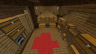 Screenshot of the Minecraft Bedrock Marketplace product Simple Mountain Refuge created by UnderBlocks Studios.