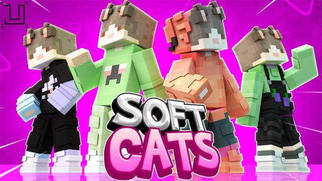 Thumbnail of the Minecraft Bedrock Marketplace product Soft Cats created by UnderBlocks Studios.