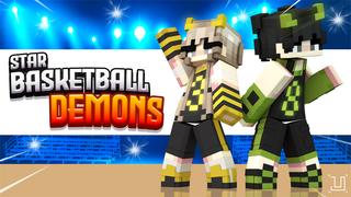 Thumbnail of the Minecraft Bedrock Marketplace product Star Basketball Demons created by UnderBlocks Studios.