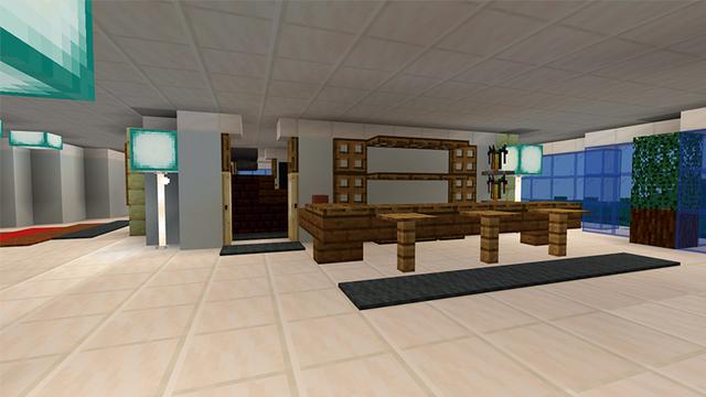 Screenshot of the Minecraft Bedrock Marketplace product Super Rich Mansion created by UnderBlocks Studios.